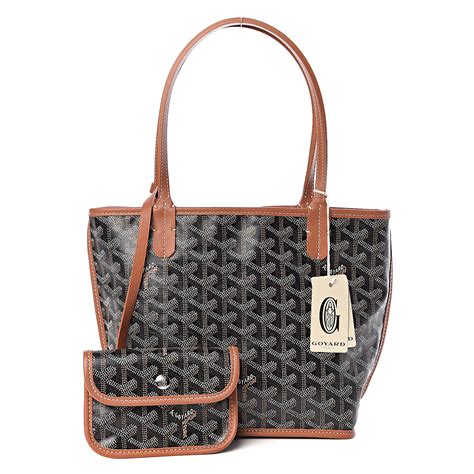 goyard anjou mini black|goyard anjou mini price.